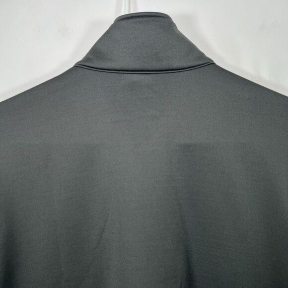 Puma Golf 1/4 Zip Pullover Men Size Large Gray Orange Performance Stretch Jacket - Picture 11 of 12